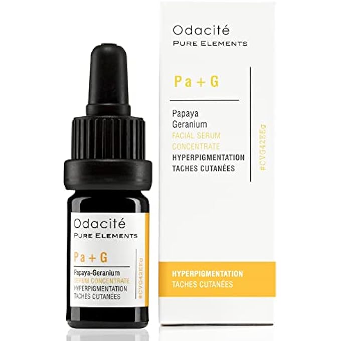 Odacite PA+G - PAPAYA - GERANIUM - DERMATOLOGIST RECOMMENDED ALL NATURAL FACIAL SERUM CONCENTRATE - TREAT HYPER SKIN PIGMENTATION - MADE WITH PAPAYA OIL, GERANIUM OIL AND LEMON OIL - Image 1